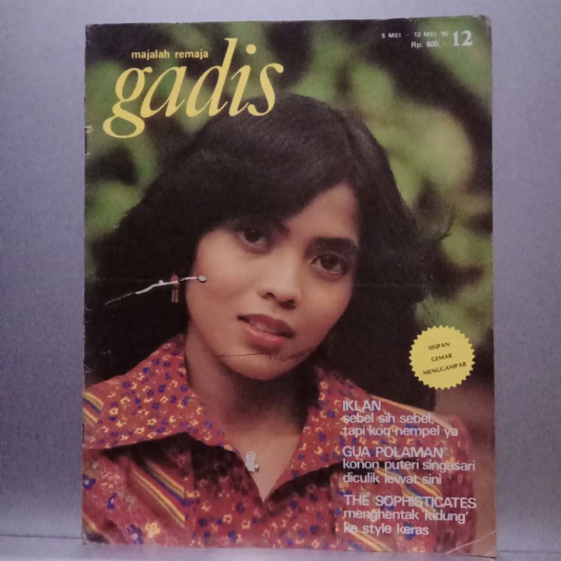 Majalah GADIS No 12 - Mei 1980 - Cover Rita