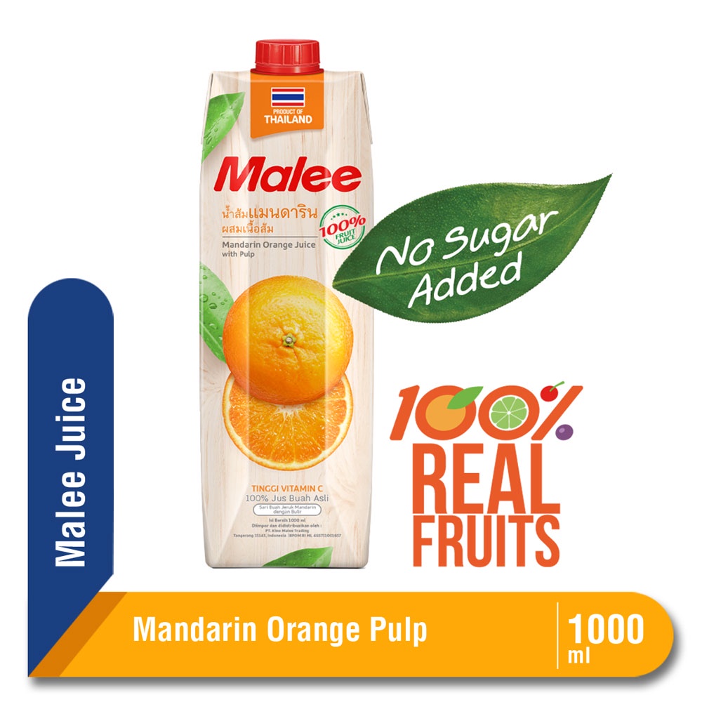 

MALEE JUICE MANDARIN ORANGE PULP 1000ML