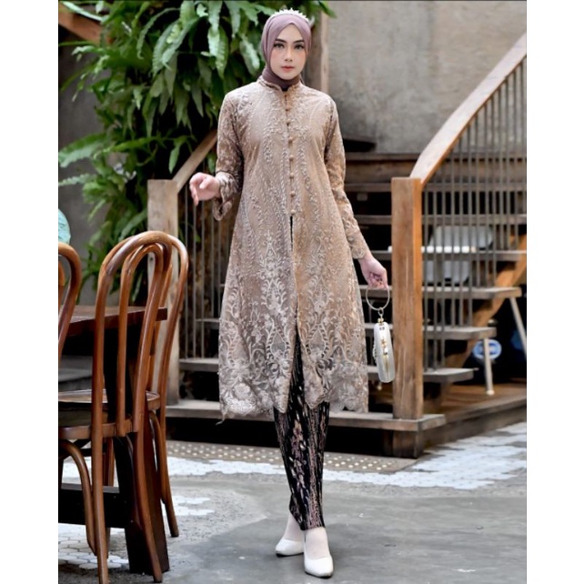 KEBAYA TUNIK TILLE KANCING SERIBU BUSUI FRENDLY TERBARU| KEBAYA KONDANGAN| KEBAYA| SET TUNIK BUSUI FRENDLY| SET KEBAYA PESTA| KEBAYA WISUDA| SET KEBAYA BRUKAT| STELAN TUNIK WANITA| KEBAYA FAVORITE