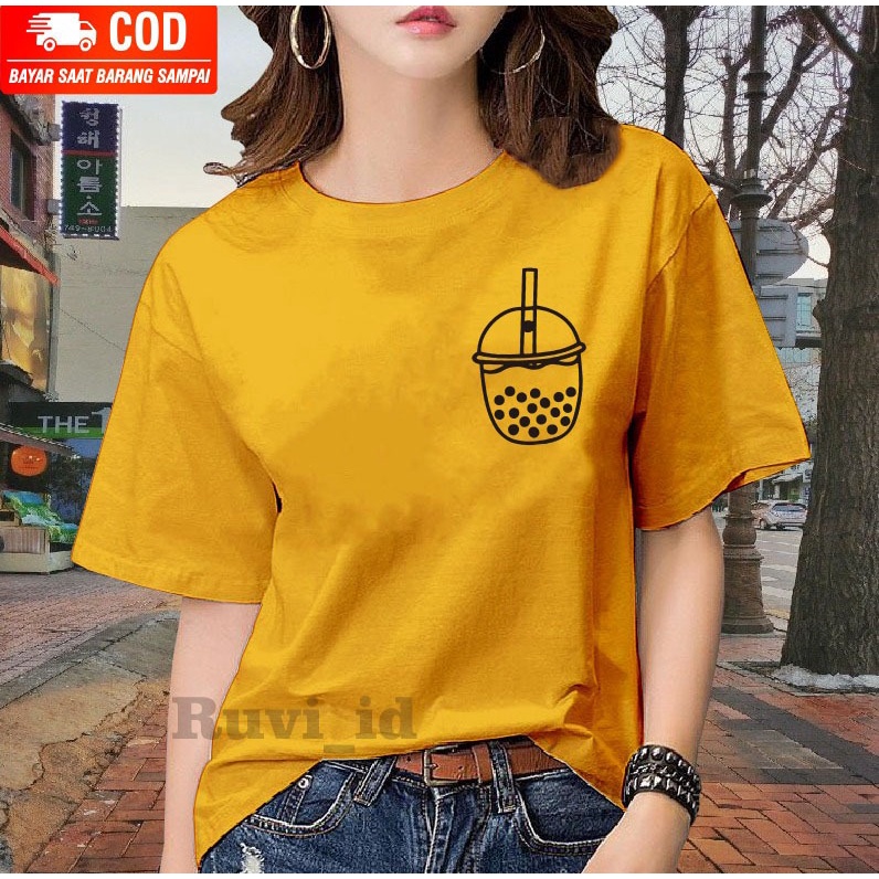 Ruvi_id-BELI 3 GRATIS HEADSET EXTRA BAS / KAOS WANITA HITS LENGAN PENDEK / KAOS WANITA KOREAN STYLE / KAOS DISTRO / KAOS WANITA KEKINIAN / KAOS WANITA IMPORT / KAOS WANITA OVERSIZE / KAOS WANITA JUMBO / BLUS / T-SHIRT / BAJU MURAH / BAJU JUMBO
