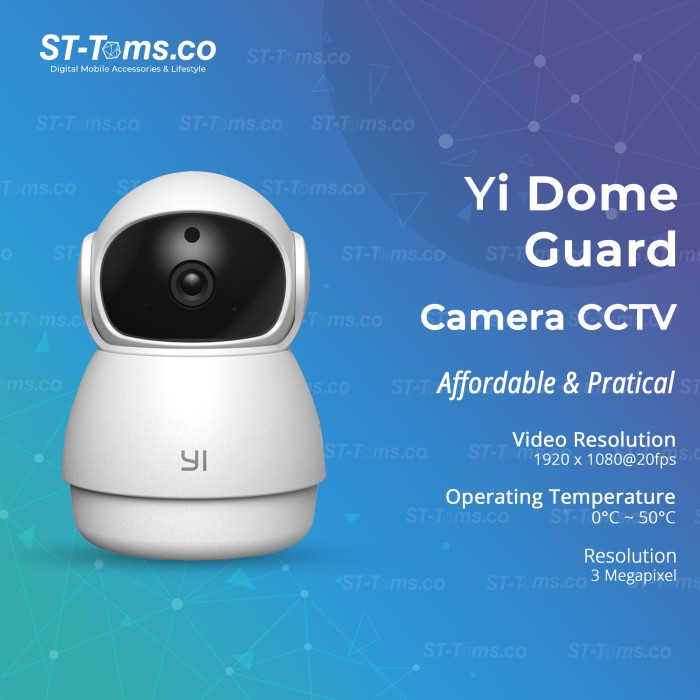 Yi Dome Guard 1080p IP Camera Versi Internasional - YI Dome Guard