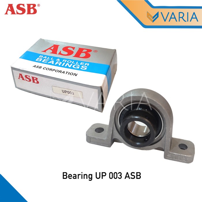 Bearing UP 003 ASB Diameter As 17 mm Laher Pillow Block Insert KP 03