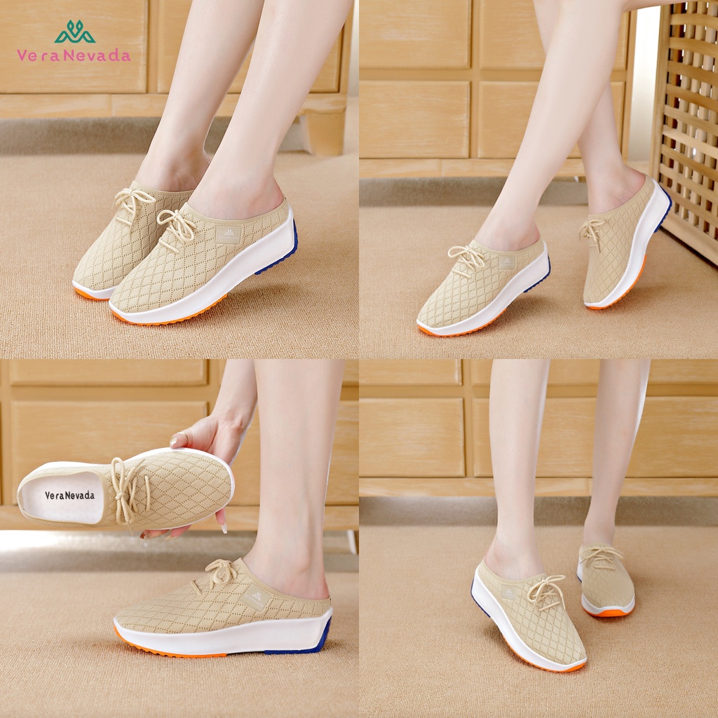 Vera Nevada Sepatu Casual Slop Sneaker Wanita Shoes A01