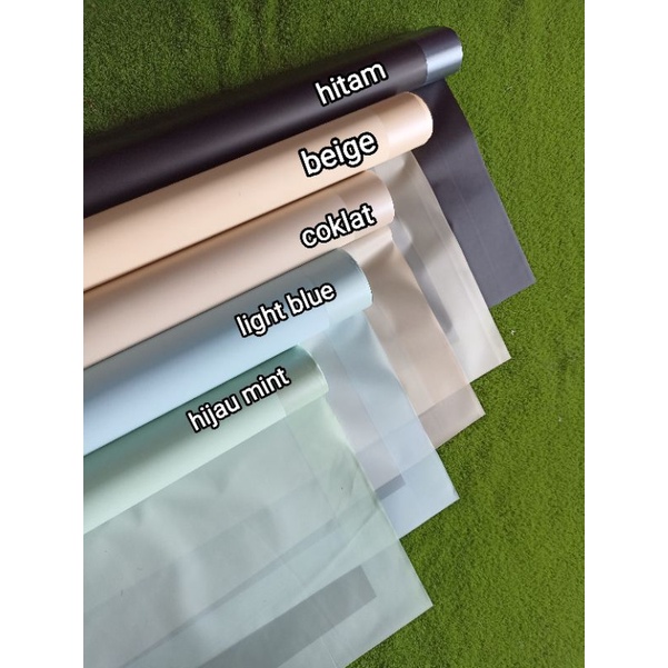 

kertas buket double frame transparan