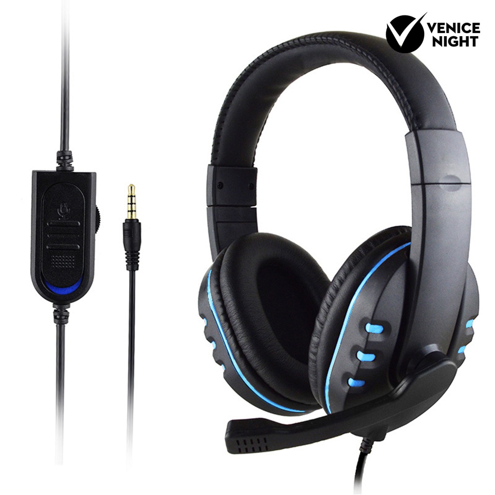 (VNEP) (Berkabel) Headphone Gaming Heavy Bass Headset untuk Konsol Game/PC/Ponsel