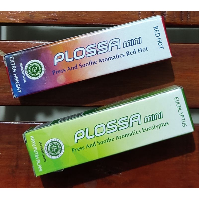 Plossa Mini 5 ML / Red Hot / Eucalyptus / Meredakan Pegal-pegal / Sakit Kepala / Masuk Angin / Kembung / Mual