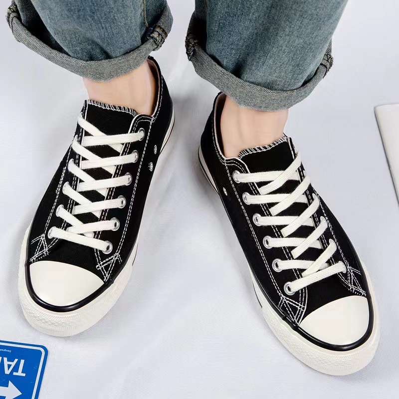 NEW ARRIVALS Highland Sepatu Pria Kanvas Sekolah Versi Korea Unisex Sepatu Kerja IMPORT MC303