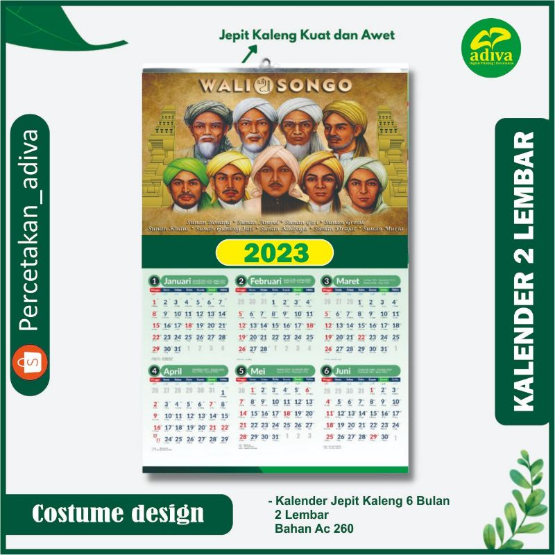 

KALENDER DINDING JEPIT KALENG 2023/KALENDER CUSTOM