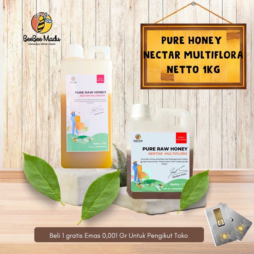 

Madu 1 Kg Asli Murni 100 % Tanpa Campuran Multiflora dan Kaliandra