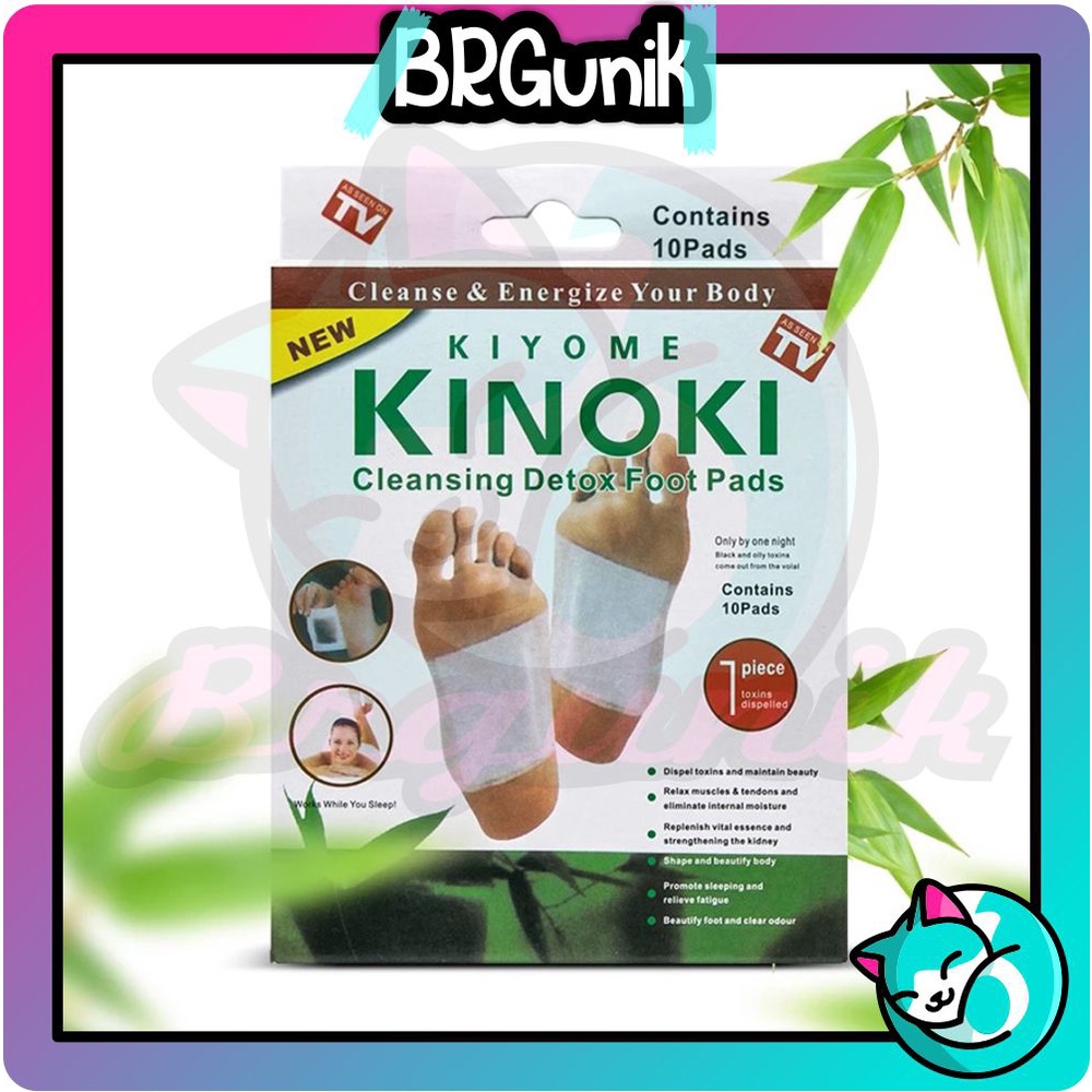 BRGUNIK 1 Box 10 Pcs Koyo Kaki Kinoki White - Koyo Kaki Kinoki Detox R808