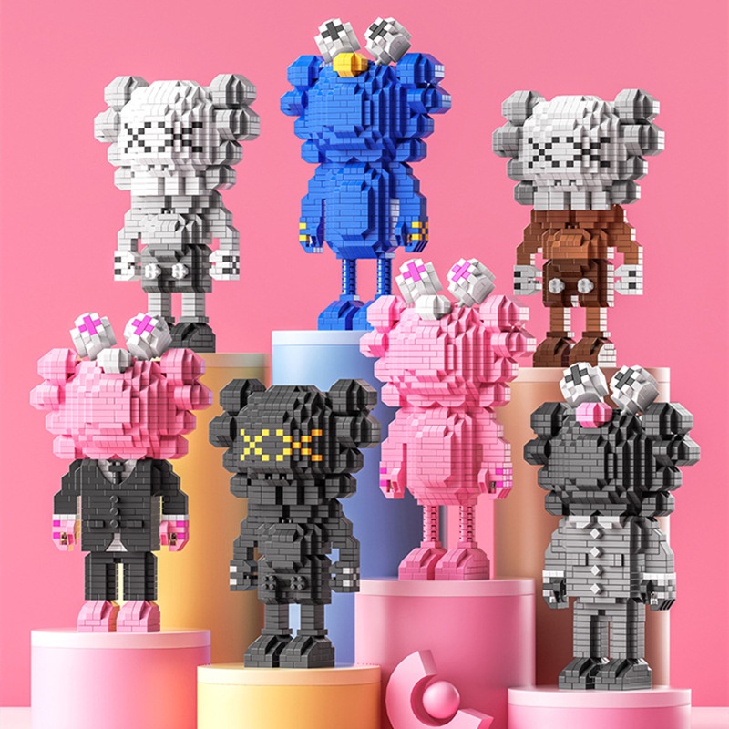 Nano Block Kaws /Mainan Balok Susun/Balok Mainan Anak/Mainan Edukasi Anak