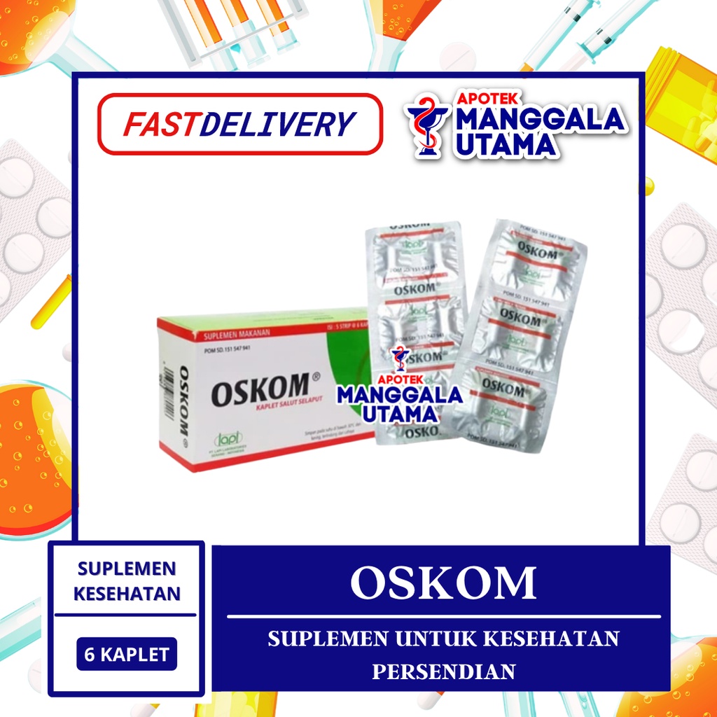 OSKOM PER STRIP ISI 6 TABLET