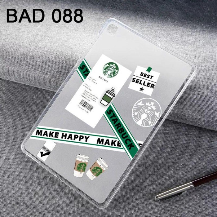 CASE MOTIF STARBUCKS SAMSUNG TAB A7 LITE T225 T220 - BDC