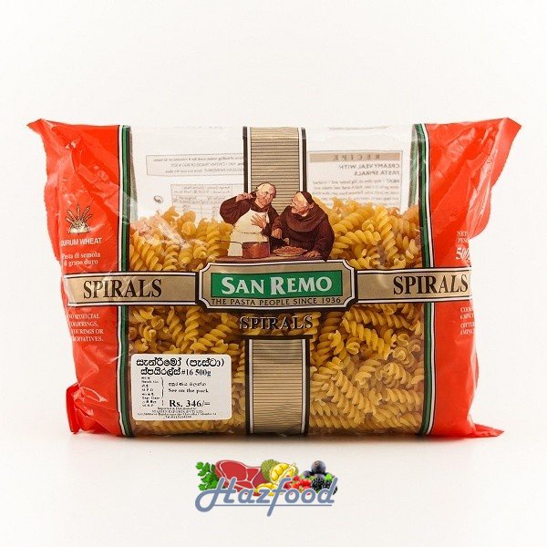 

San Remo Pasta Spirals 500 Gram