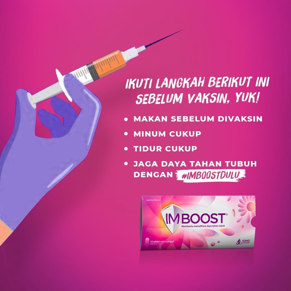 Imboost Tab strip isi 10