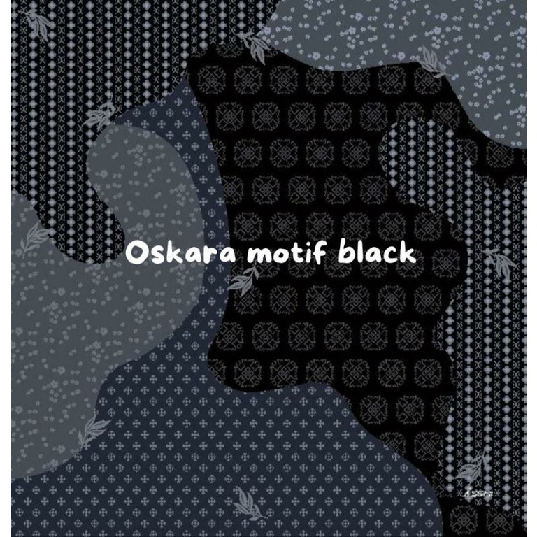 oskara motif hitam LC by azara