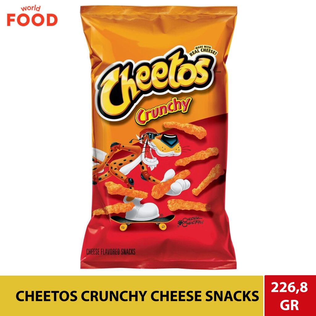 

CHEETOS CRUNCHY CHEESE SNACKS 227GR