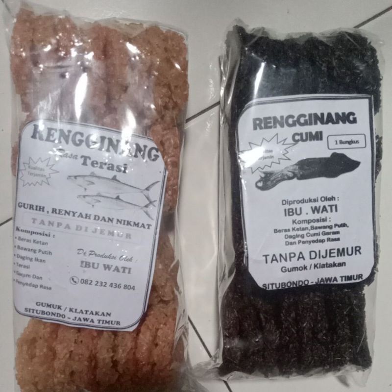 

RENGGINANG SITUBONDO MENTAH 4 RASA