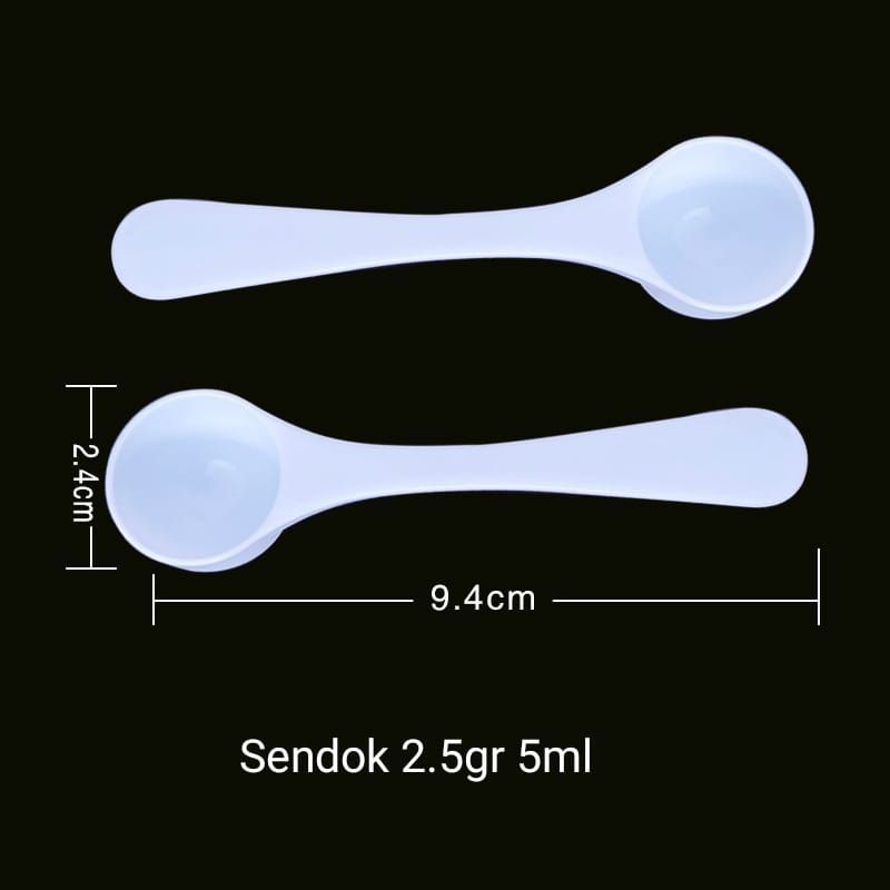 sendok ukur 2.5gr sendok ukur 5ml sendok takar susu 2.5gr sendok takar 5ml
