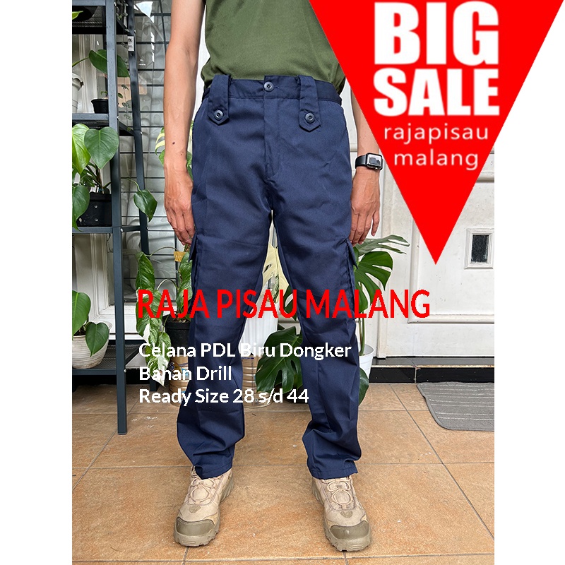 Celana PDL Biru Dongker Security Satpam Damkar PMR SATPAM PUTIH BIRU