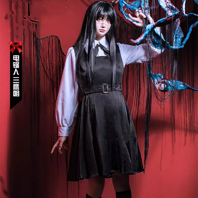 PDS BAJU COSPLAY ASA MITAKA CHAINSAWMAN KOSTUM SET