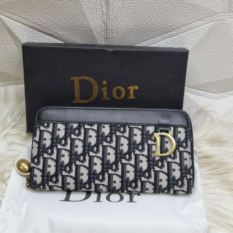 Dompet Panjang Wanita  Dr Bahan kanvas ,Import