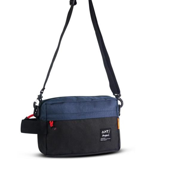 ANT PROJECT - Tas Selempang Pouch ANT302 Tas Handbag Distro / Bag - Navy