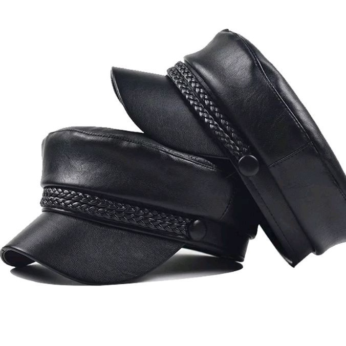 topi kulit pria/topi kulit asli/topi kulit komando/TOPI KULIT ORIGINAL