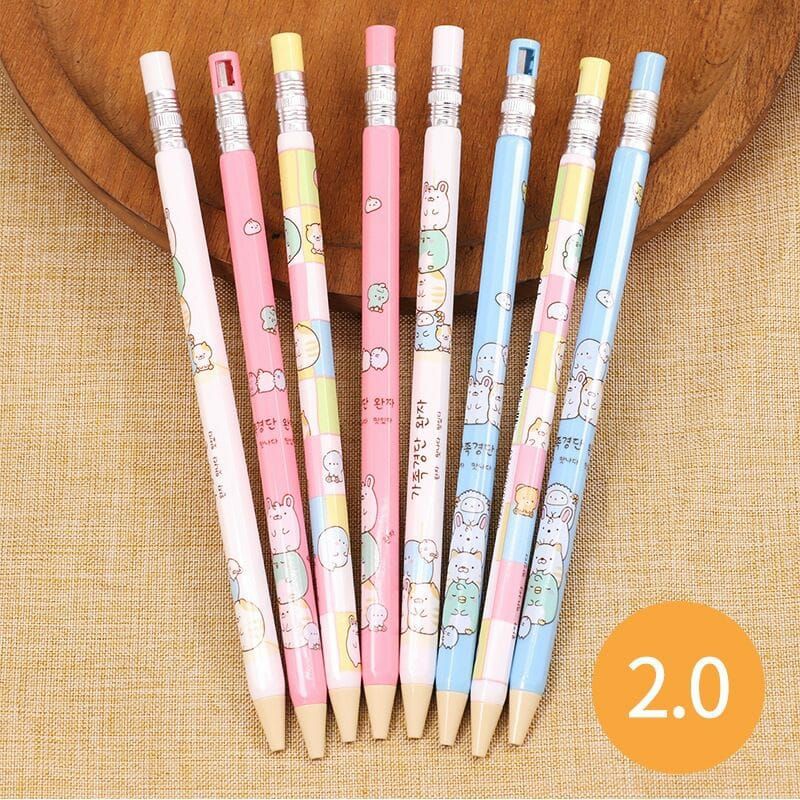 Penghapus Pensil Mekanik Eraser Refill 2pcs Cute Mechanic Pencil Eraser Kids Stationery Anak Lucu