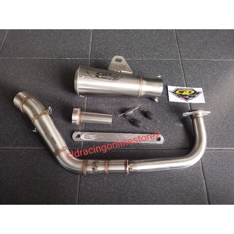 KNALPOT CLD RACING TYPE MONSTER X & PRO SERIES SERIES VARIO 125/150 OLD/NEW