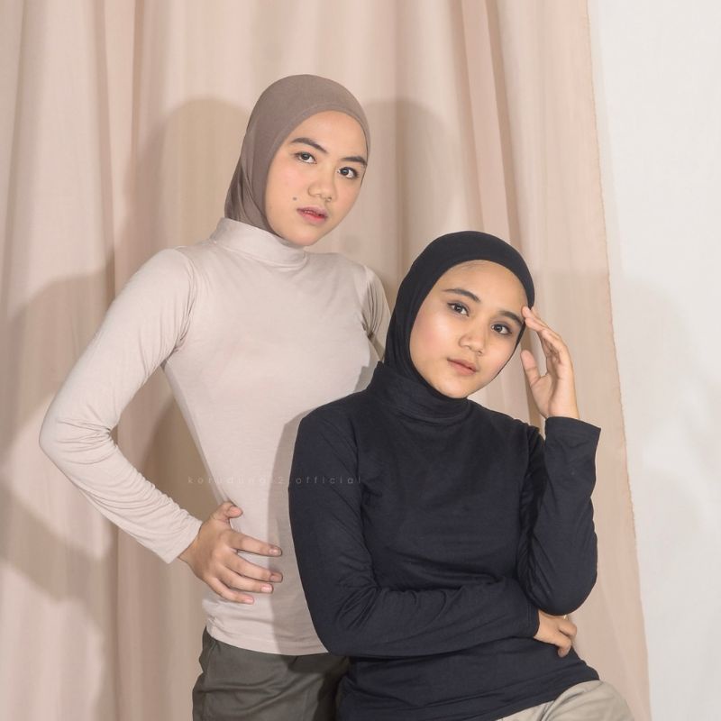 [COD] KAOS Manset Premium Rayon Super | Basic Turtle neck | Manset Kaos Premium | Manset Badan Baju 