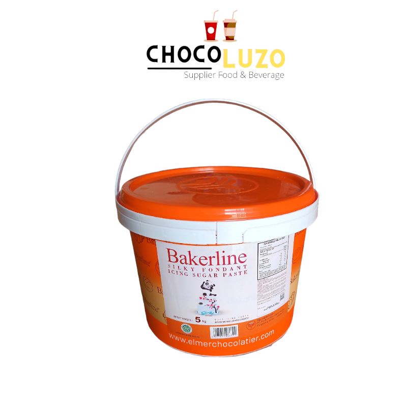

250 Gram Bakerline Silky Fondant - icing sugar paste kue ulang tahun