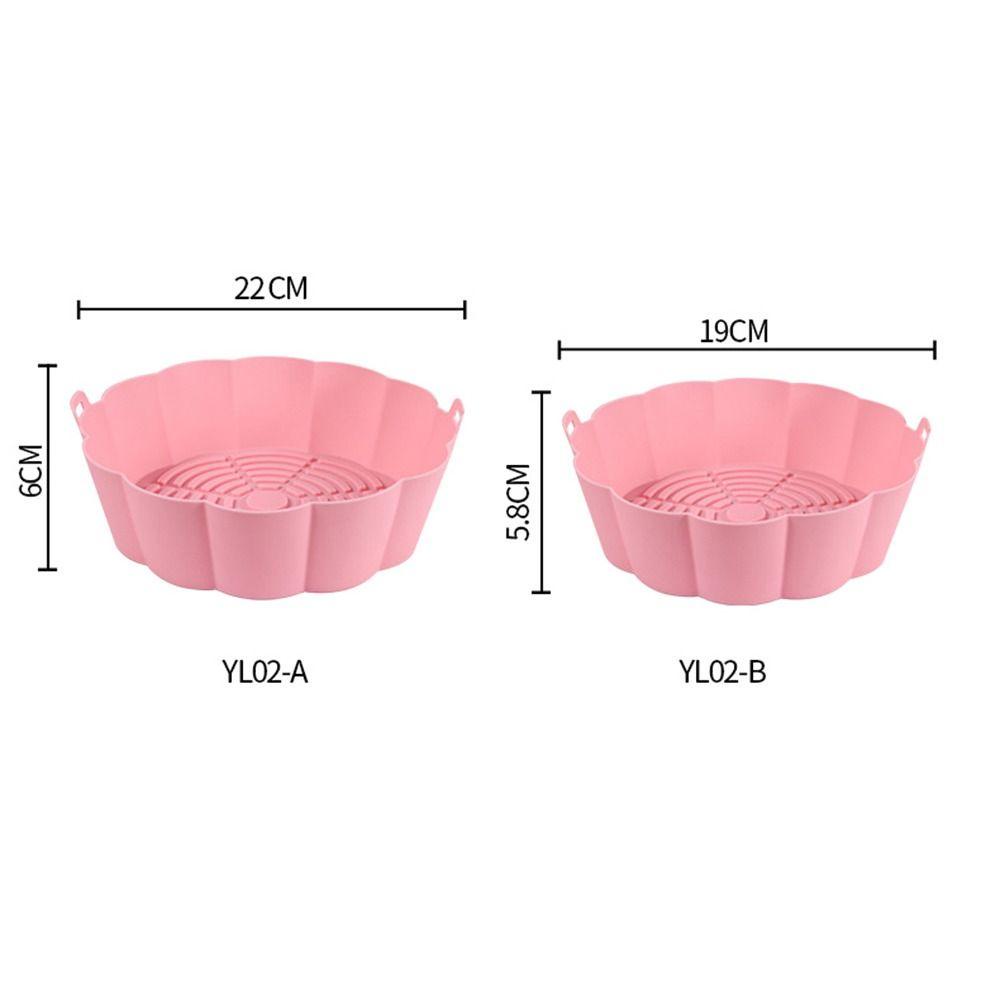 Top Air Fryer Silicone Pad Pengganti Grill Pot Tray Masak Multi-Fungsi Pengganti Liners AirFryer Aksesoris Baking Basket