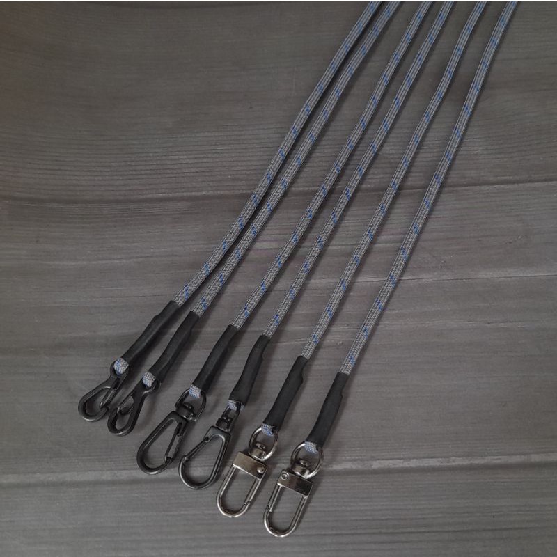 Tali Kalung Strap Konektor Masker Paracord Prusik 4mm Pria Wanita Premium Hook