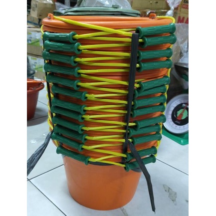 EMBER COR KARET BESAR ANTI PECAH ORANGE 18
