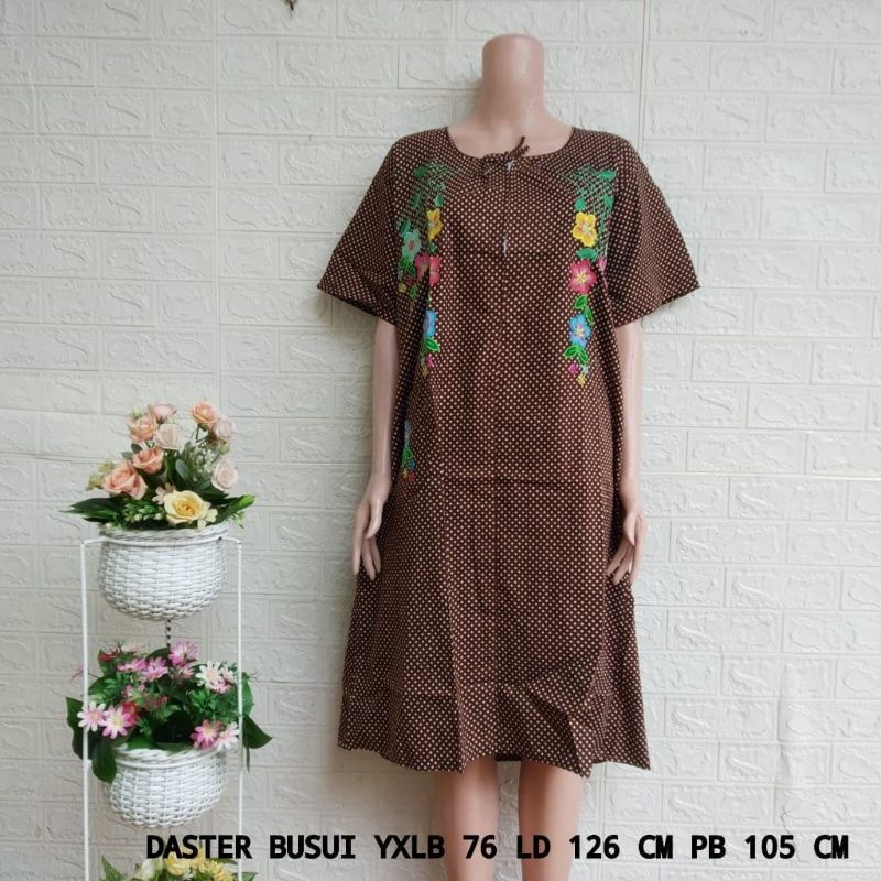 (YXLB) Daster Katun Bordir Yunyun size XL