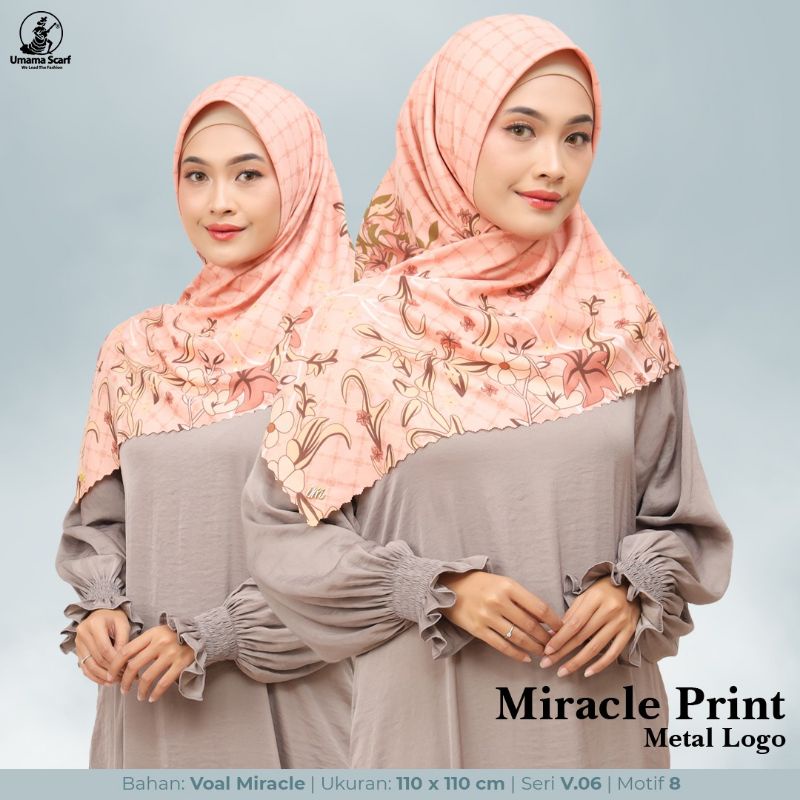 (SEGIEMPAT UMAMA MIRACLE PRINT METAL LOGO) •voal motif•miracle motif icon