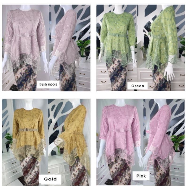 baju atasan wanita/kebaya wisuda/kebaya kartini/kebaya remaja muslim/seragam pagar ayu/kondangan