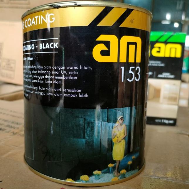 Coating Batu Alam AM 153 Black Glossy