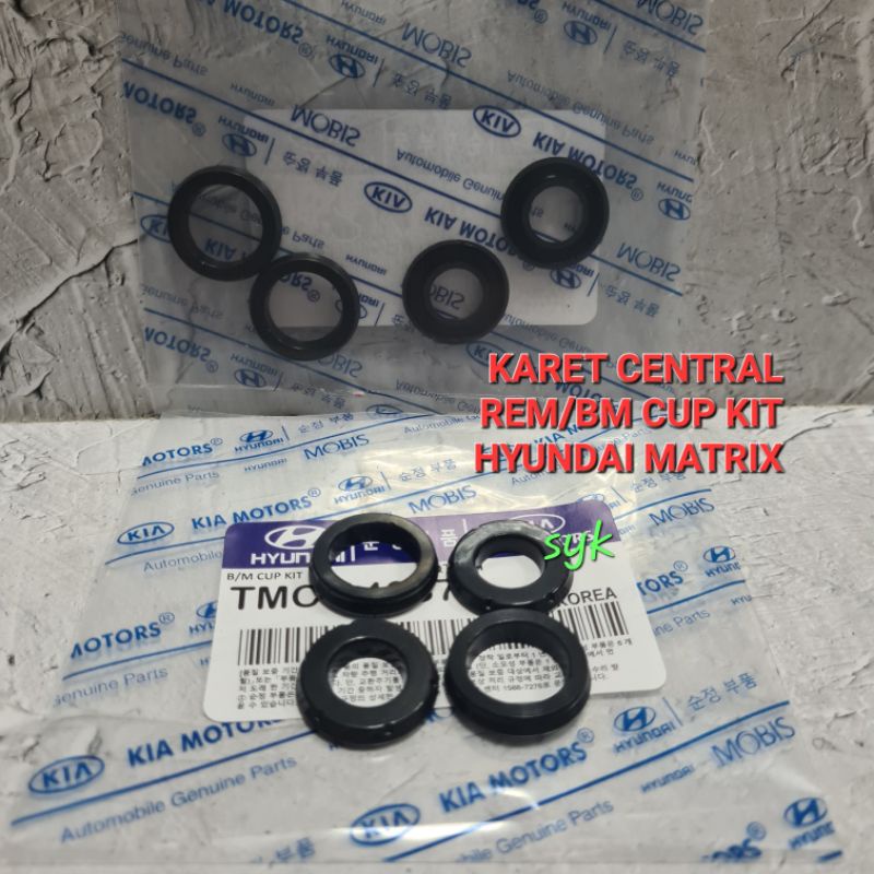 KARET CENTRAL REM/BM CUP KIT HYUNDAI MATRIX UKURAN 15/16&quot;