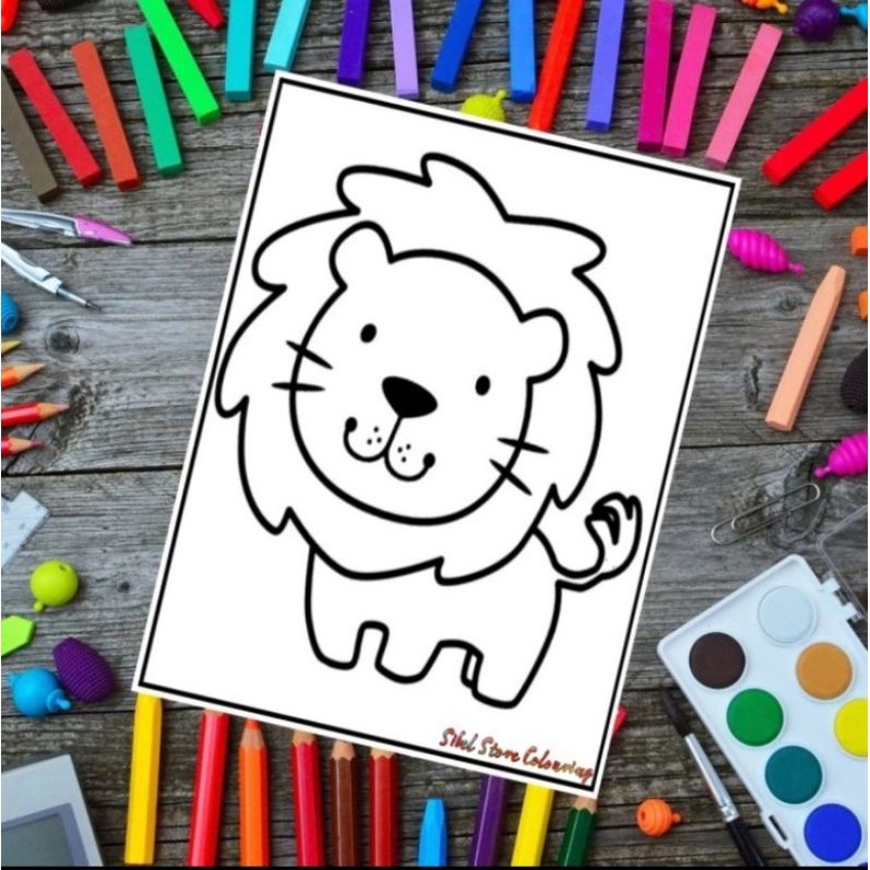 

Kertas Mewarnai Anak Tema Animal / Hewan 02 / Kertas Gambar (10 Lembar Gambar)