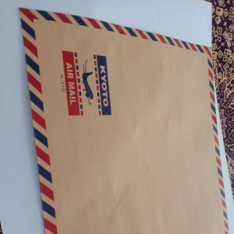

Amplop Coklat Airmail/Amplop Lamaran Kerja Folio Tali (10pcs)