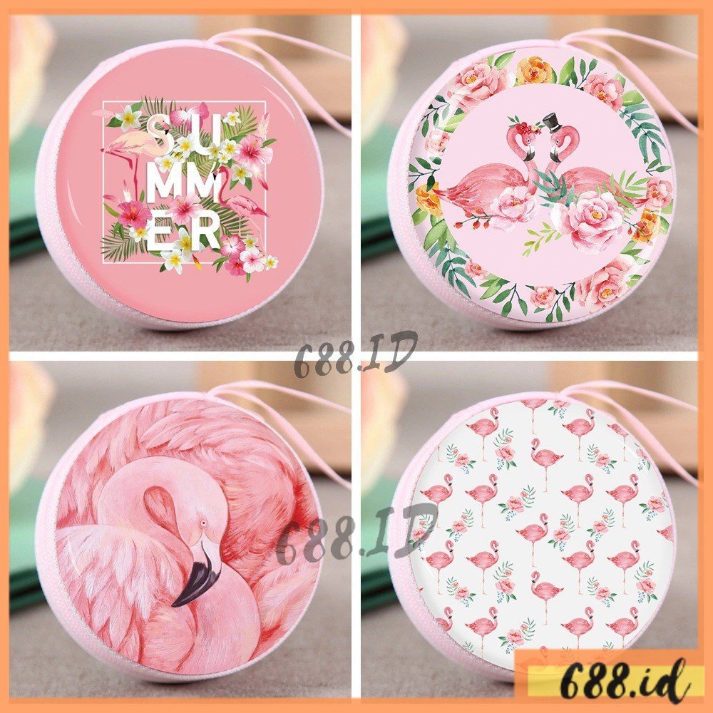 Dompet Koin Wanita Bulat Karakter Lucu Pouch Mini Coin Purse Dompet Handsfree Headset DPU 02