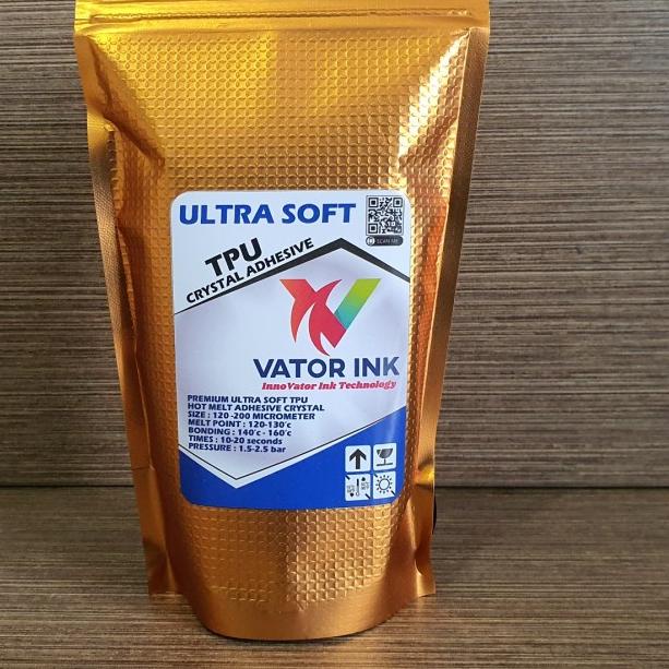 

VATOR TPU ULTRASOFT 250gr CRYSTAL DTF ADHESIVE LEM SABLON PLASTISOL