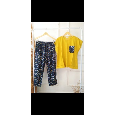 setelan rayon celana panjang