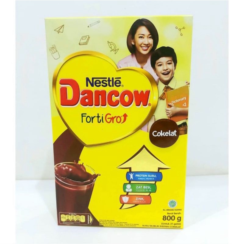 

DANCOW FortiGro Coklat,Vanilla Kinder,Full Cream, 780gr ED Agustus 2025- 2026