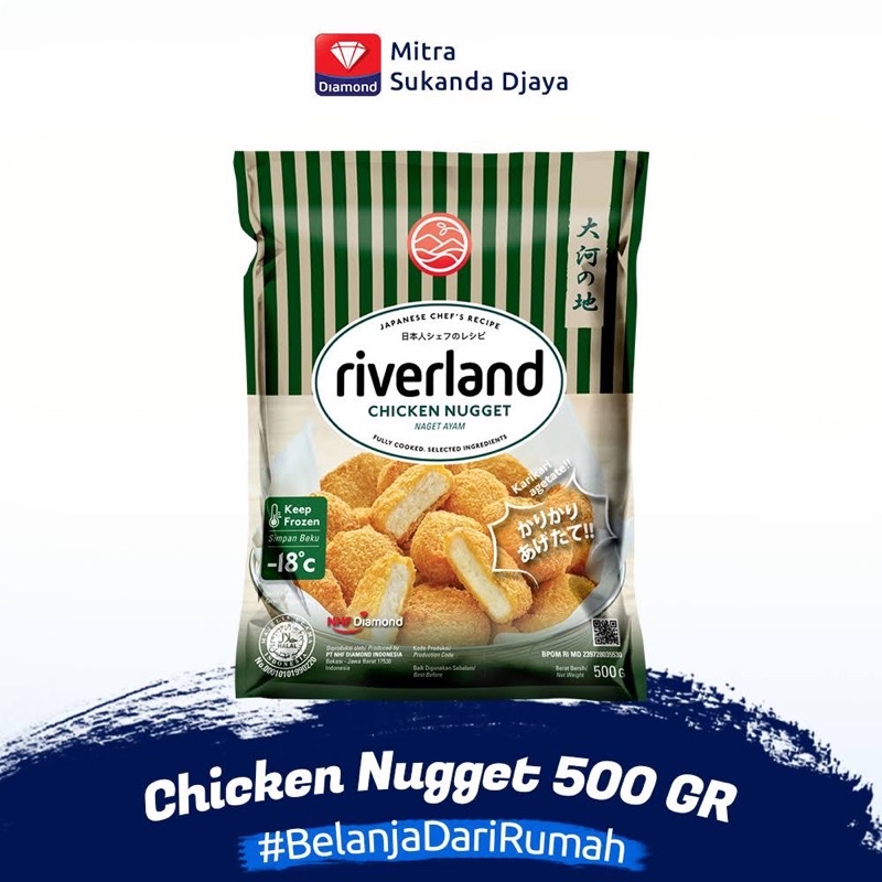 

RIVERLAND Chickeen Nuget 500 Gram (PREMIUM)