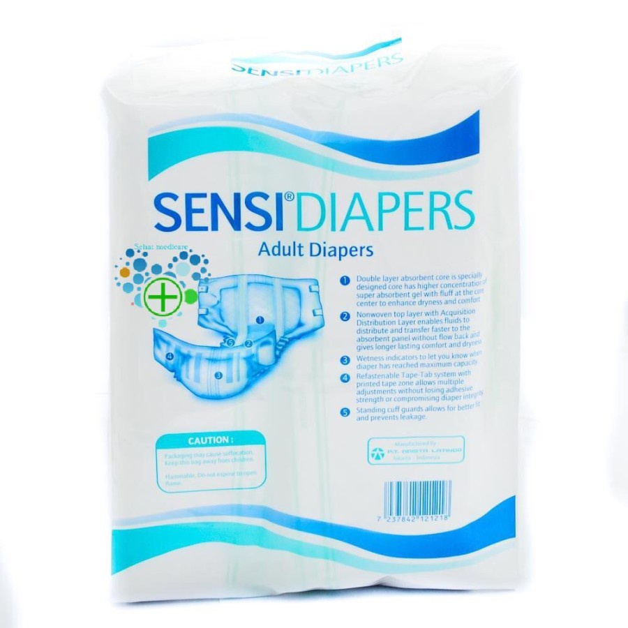 Sensi Diapers Ukuran XL 8 Dewasa Popok Adult Sensi XL8