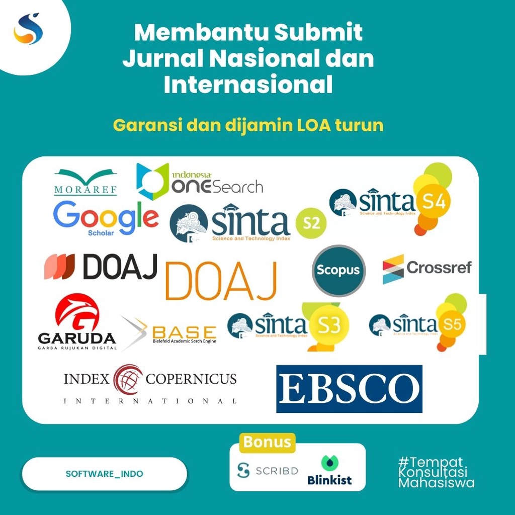 Submit dan Pendampingan Jurnal Nasional Sinta 2 sampai 6 Semua Bidang