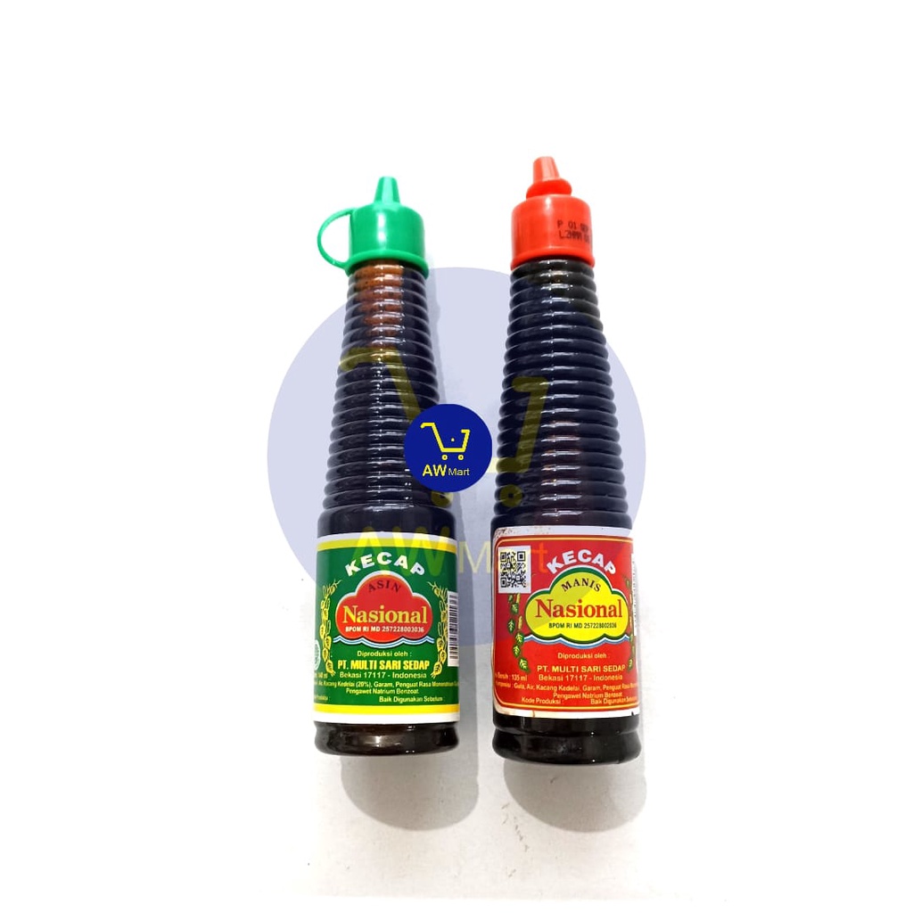 KECAP ASIN, MANIS NASIONAL 140ML - KECAP ASIN, KECAP MANIS, KECAP NASIONAL 140ML